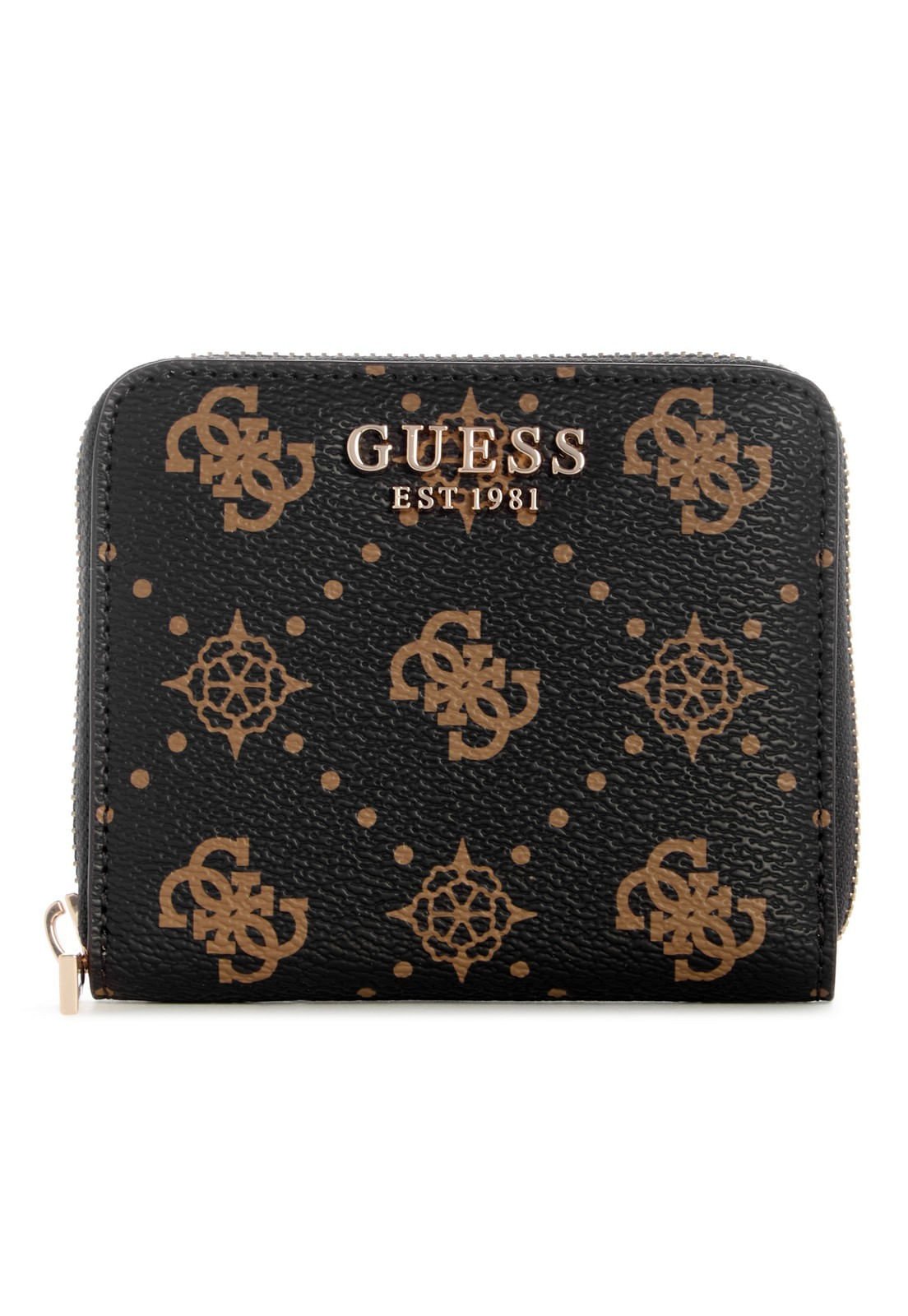 Carteira Carrie Logo Slg Sml Zip Around Marrom