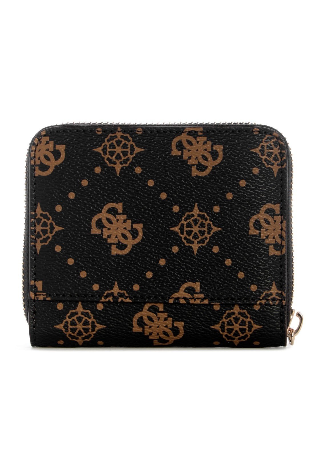 Carteira Carrie Logo Slg Sml Zip Around Marrom Café 2