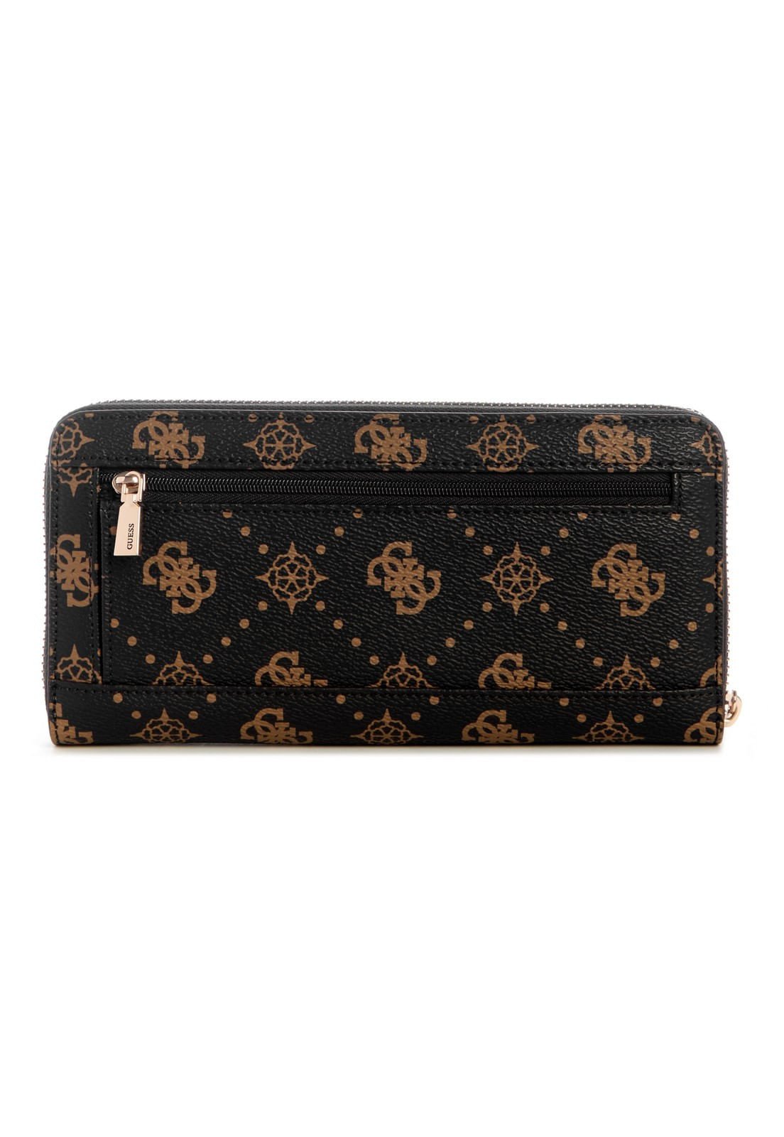 Carteira Carrie Logo Slg Lrg Zip Around Marrom Café 2