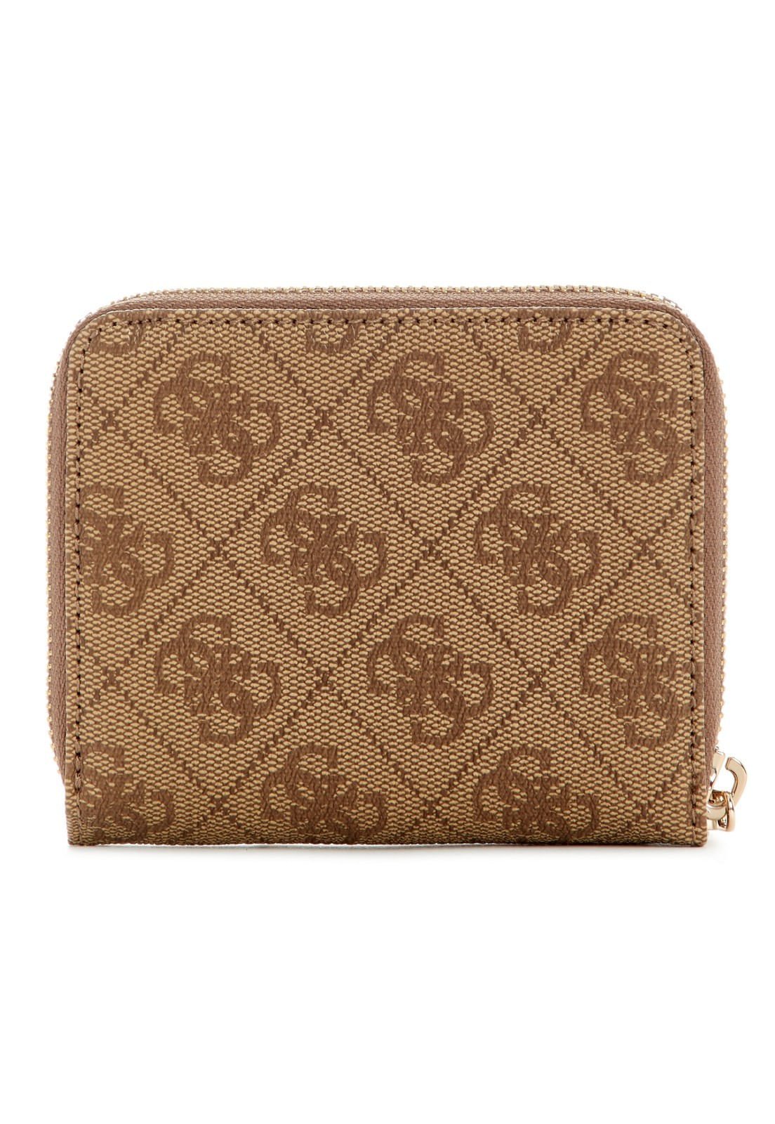 Carteira Laurel Ii Slg Small Zip Around Bege Bege 2