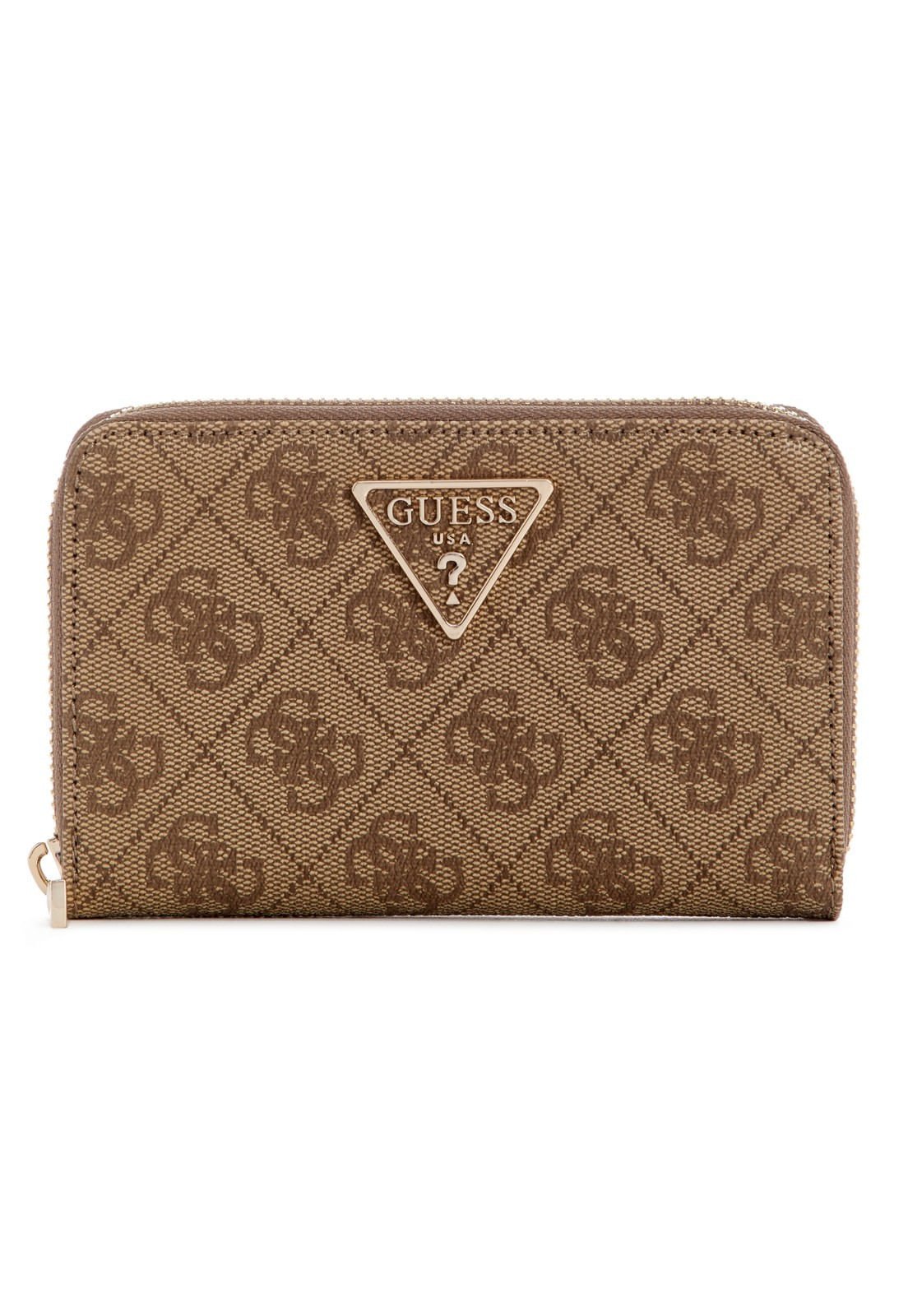 Carteira Laurel Ii Slg Med Zip Around Bege