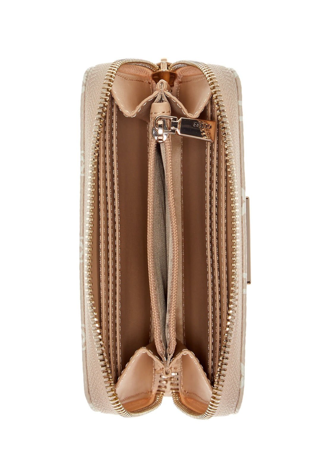 Carteira Laurel Ii Slg Med Zip Around Bege Bege 3