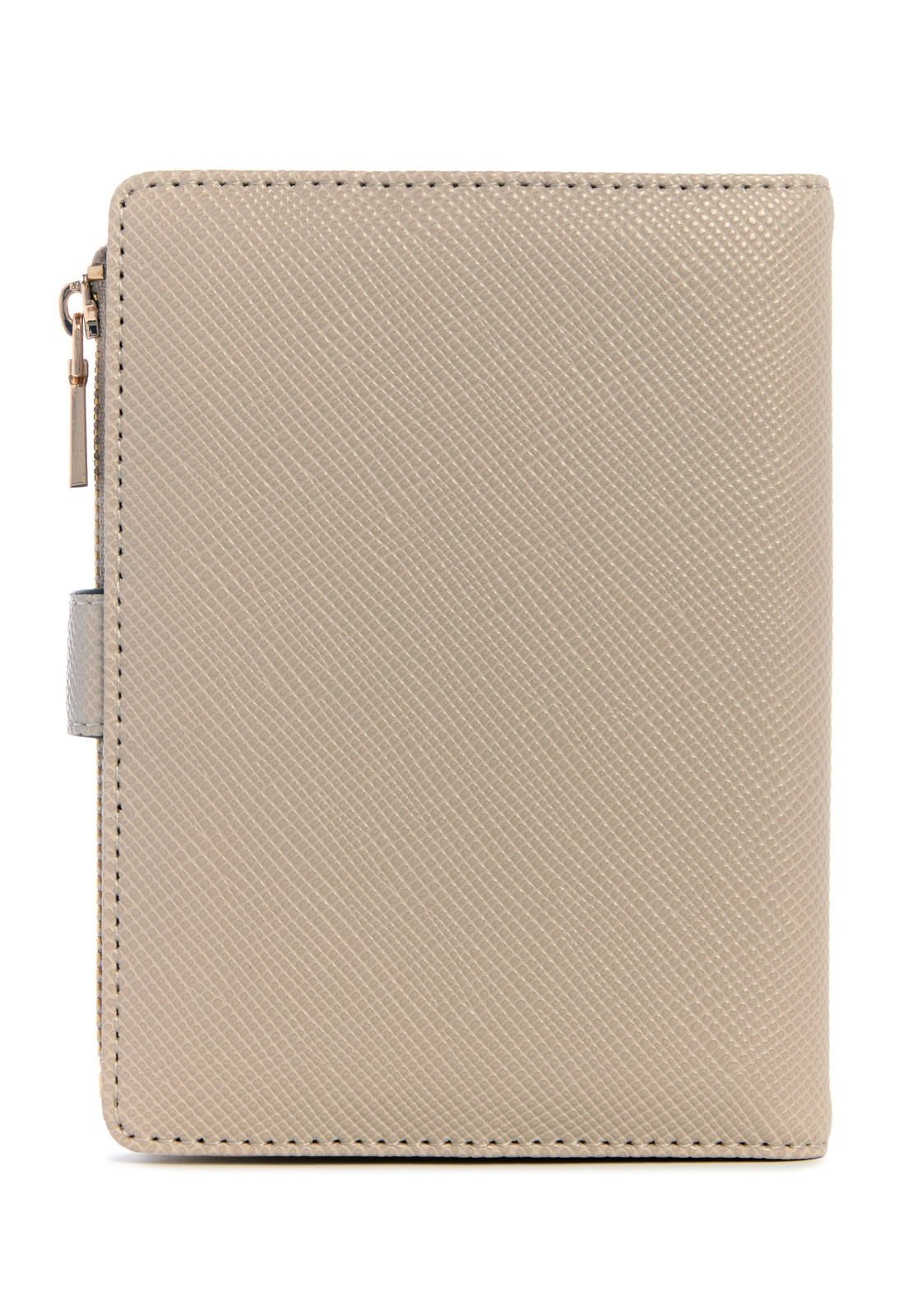 Carteira Laurel Ii Slg Passport Case Cinza Bege 2