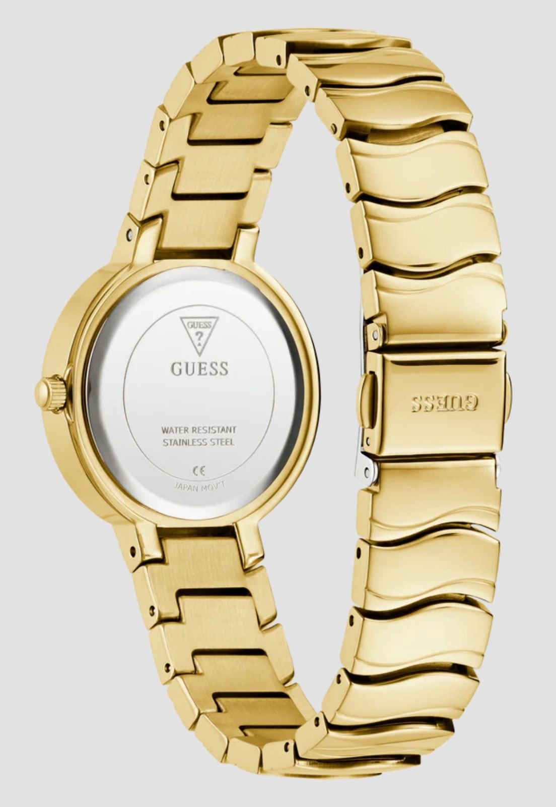 Relógio Redondo Madrepérola Dourado Dourado 8