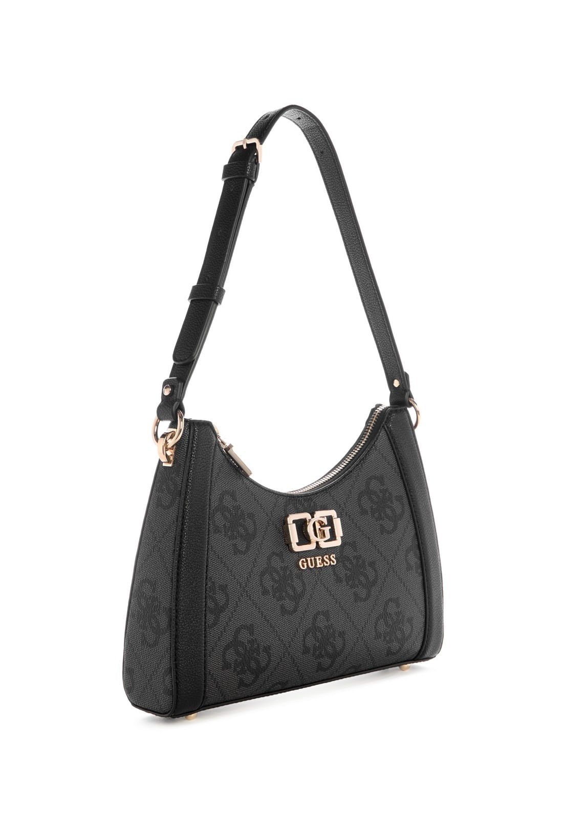 Bolsa Karnilla Logo Shoulder Bag Preto Preto 2
