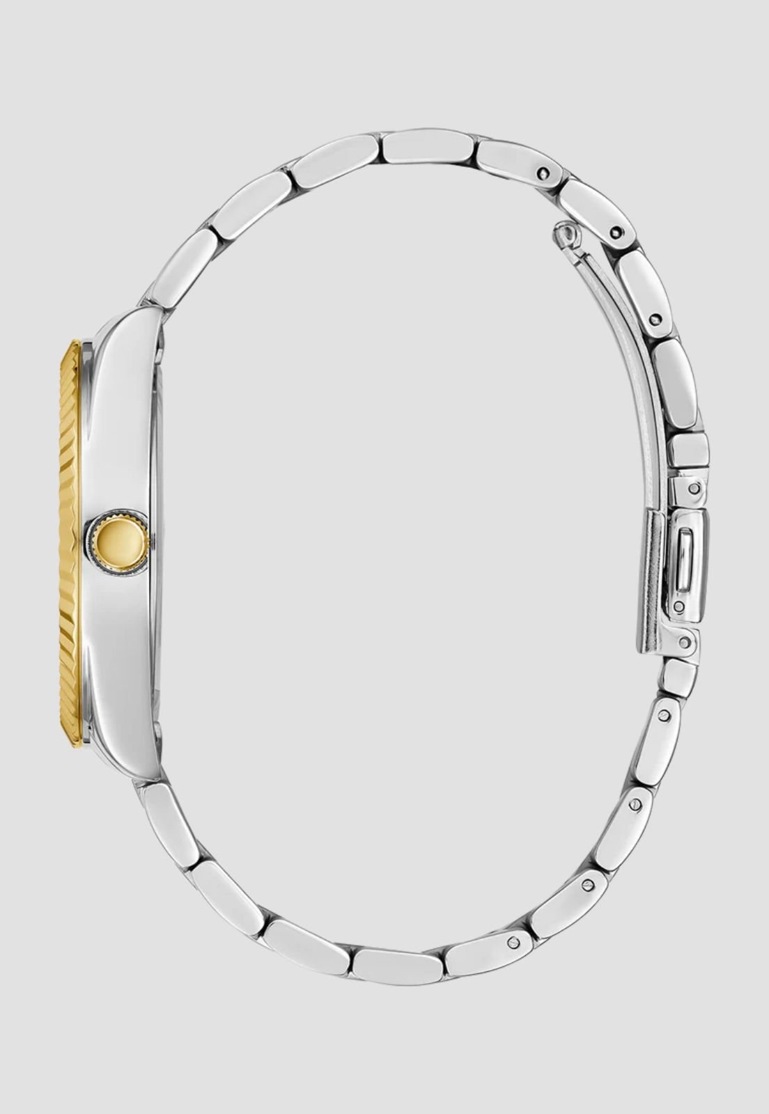 Relógio Redondo Analógico Verde e Dourado Dourado/Prata 4