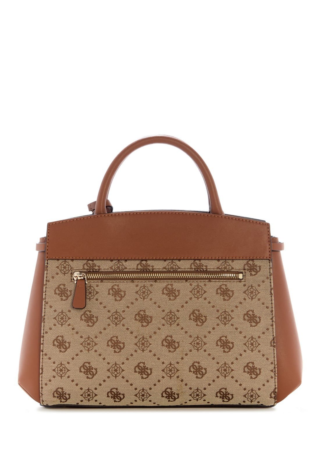 Bolsa Melinda Logo Tri Comp Satchel Bege Bege 3