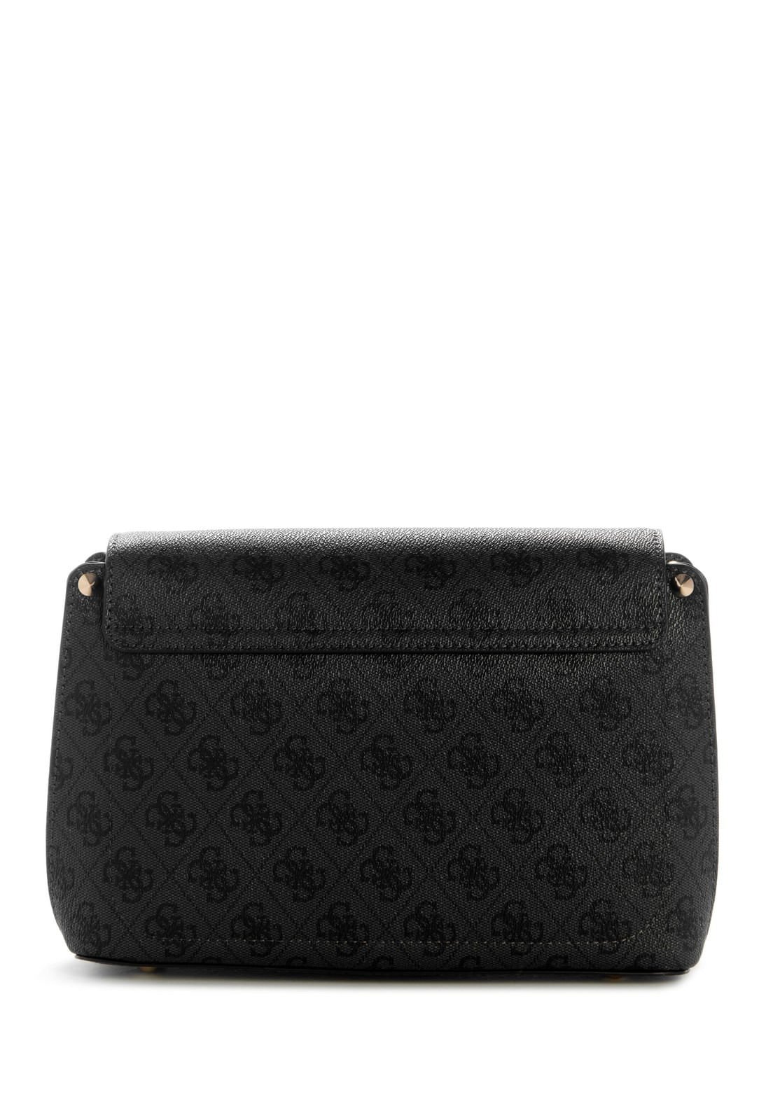 Bolsa Meridian Ii Flap Crossbody Preto Preto 3