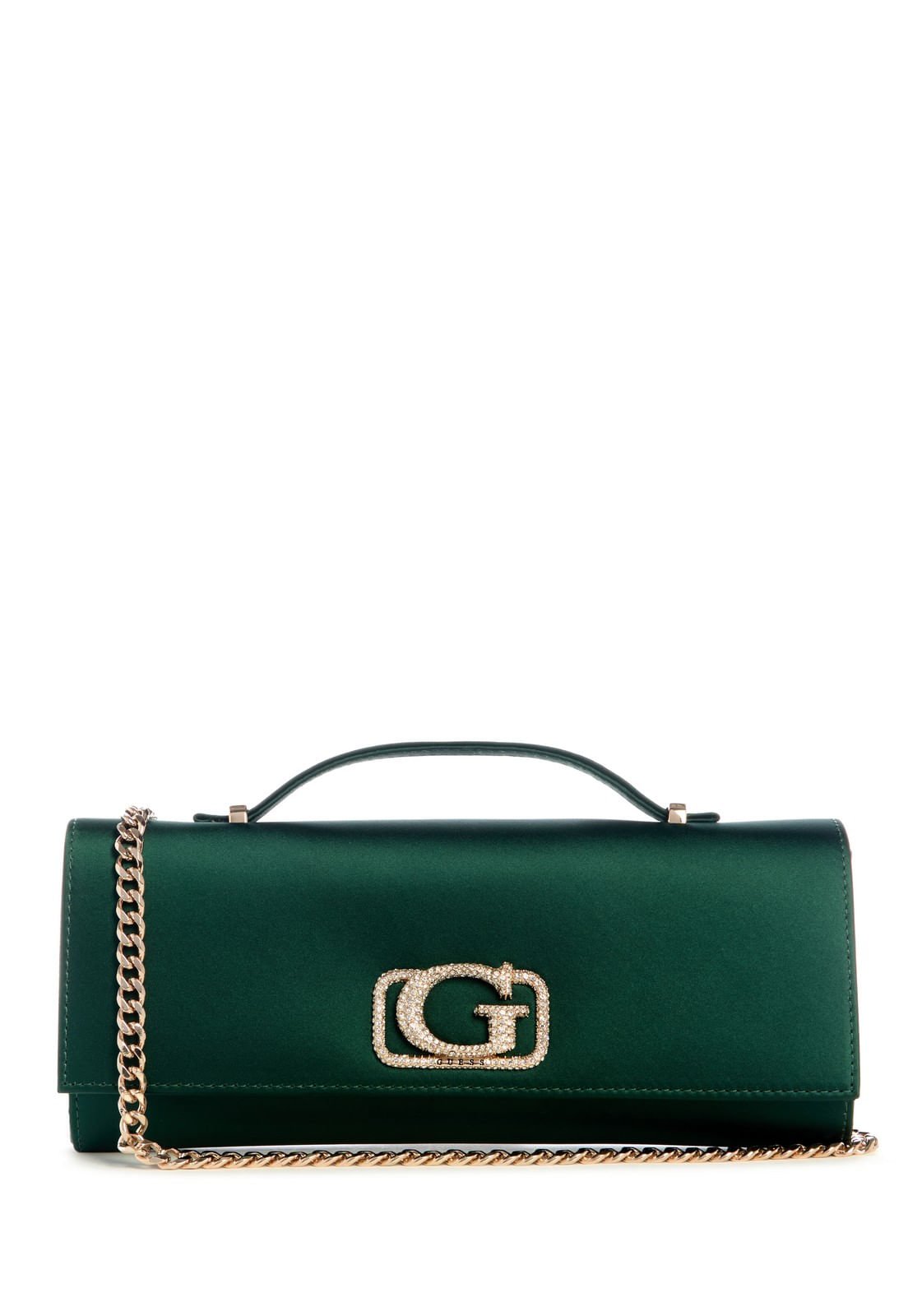 Bolsa Zalina Top Handle Clutch Verde