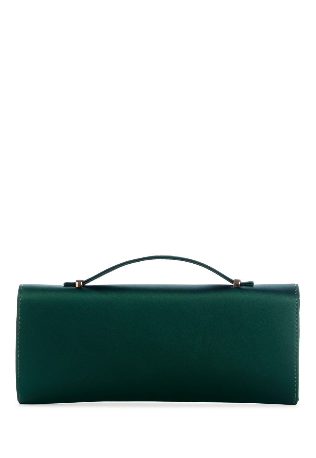 Bolsa Zalina Top Handle Clutch Verde Verde 3