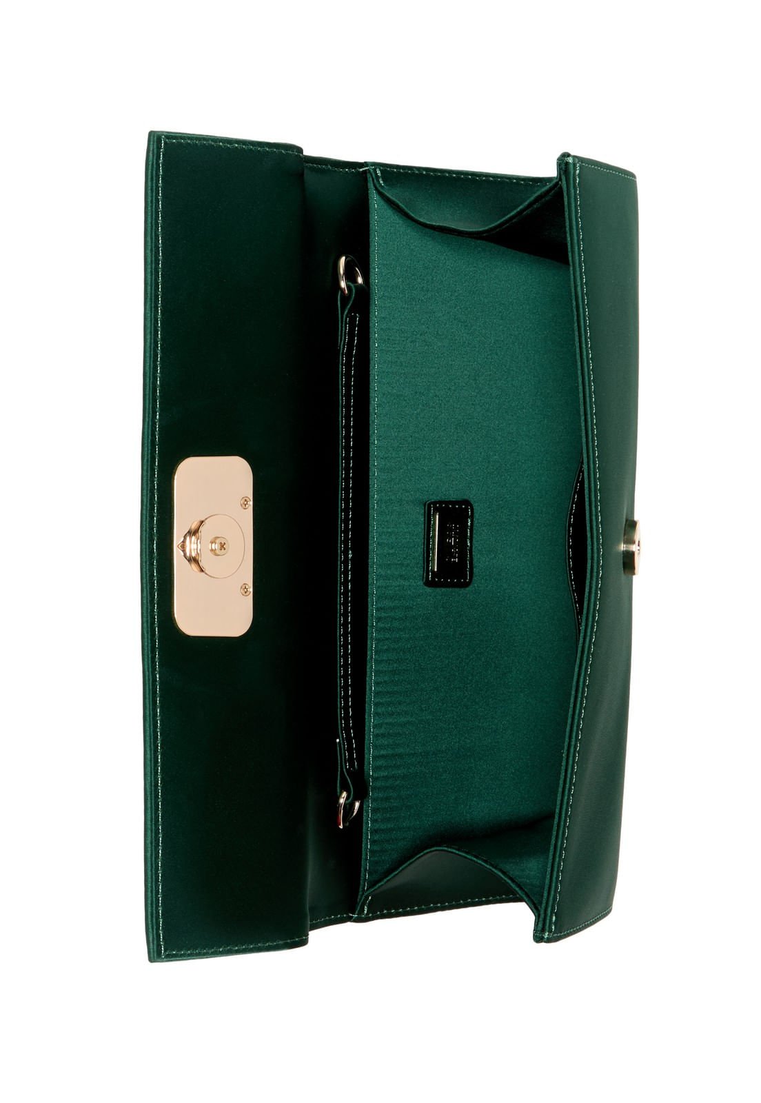 Bolsa Zalina Top Handle Clutch Verde Verde 4