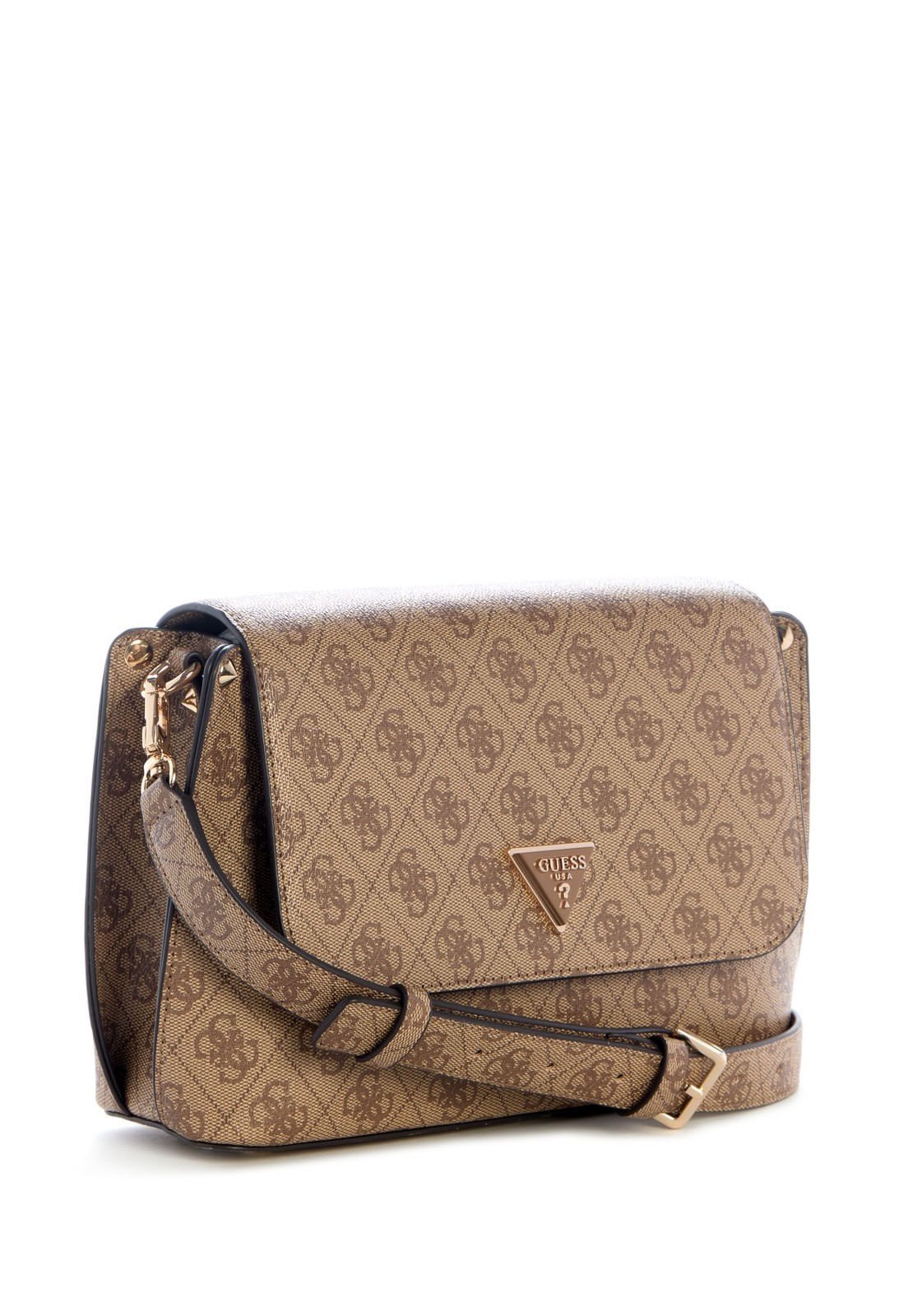 Bolsa Meridian Ii Flap Crossbody Bege Bege 2