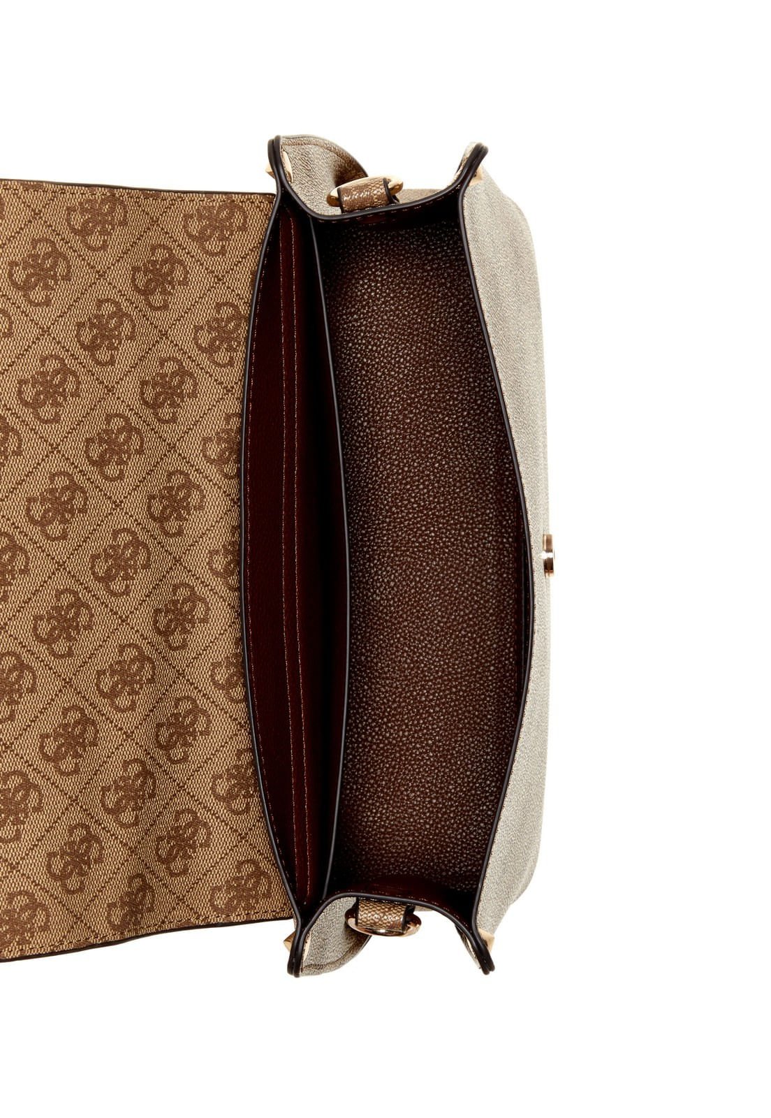 Bolsa Meridian Ii Flap Crossbody Bege Bege 4