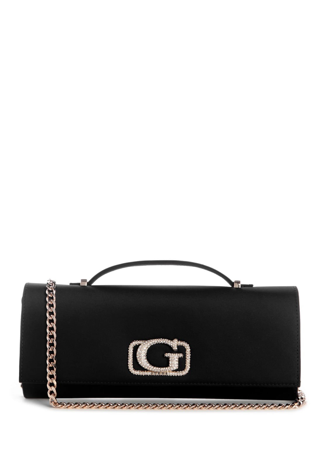 Bolsa   Zalina Top Handle Clutch Preto