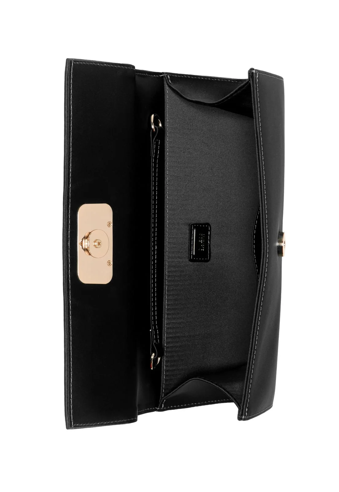 Bolsa   Zalina Top Handle Clutch Preto Preto 4