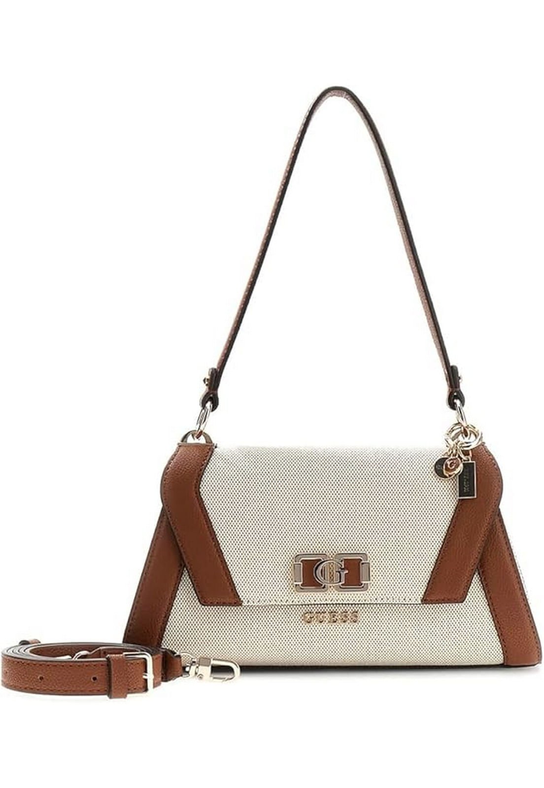 Bolsa Karnilla Flap Shoulder Bag Off White Off White 3