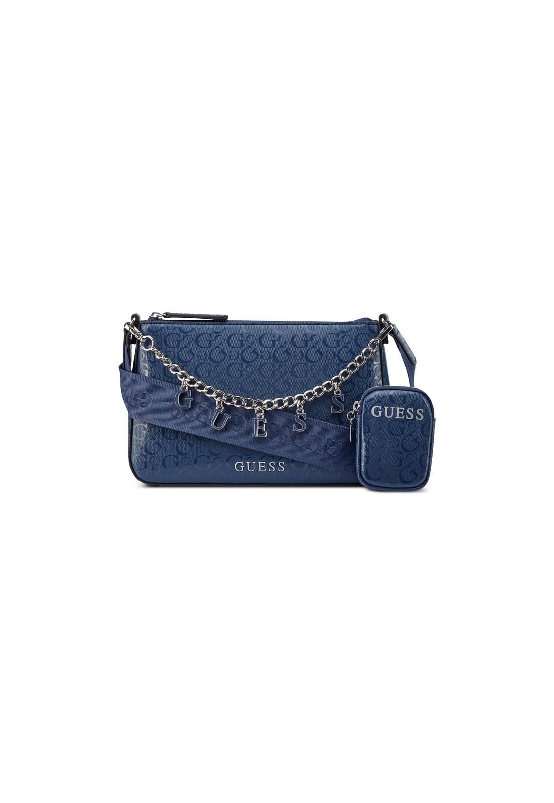 Bolsa Mini Fiora Top Zip Azul