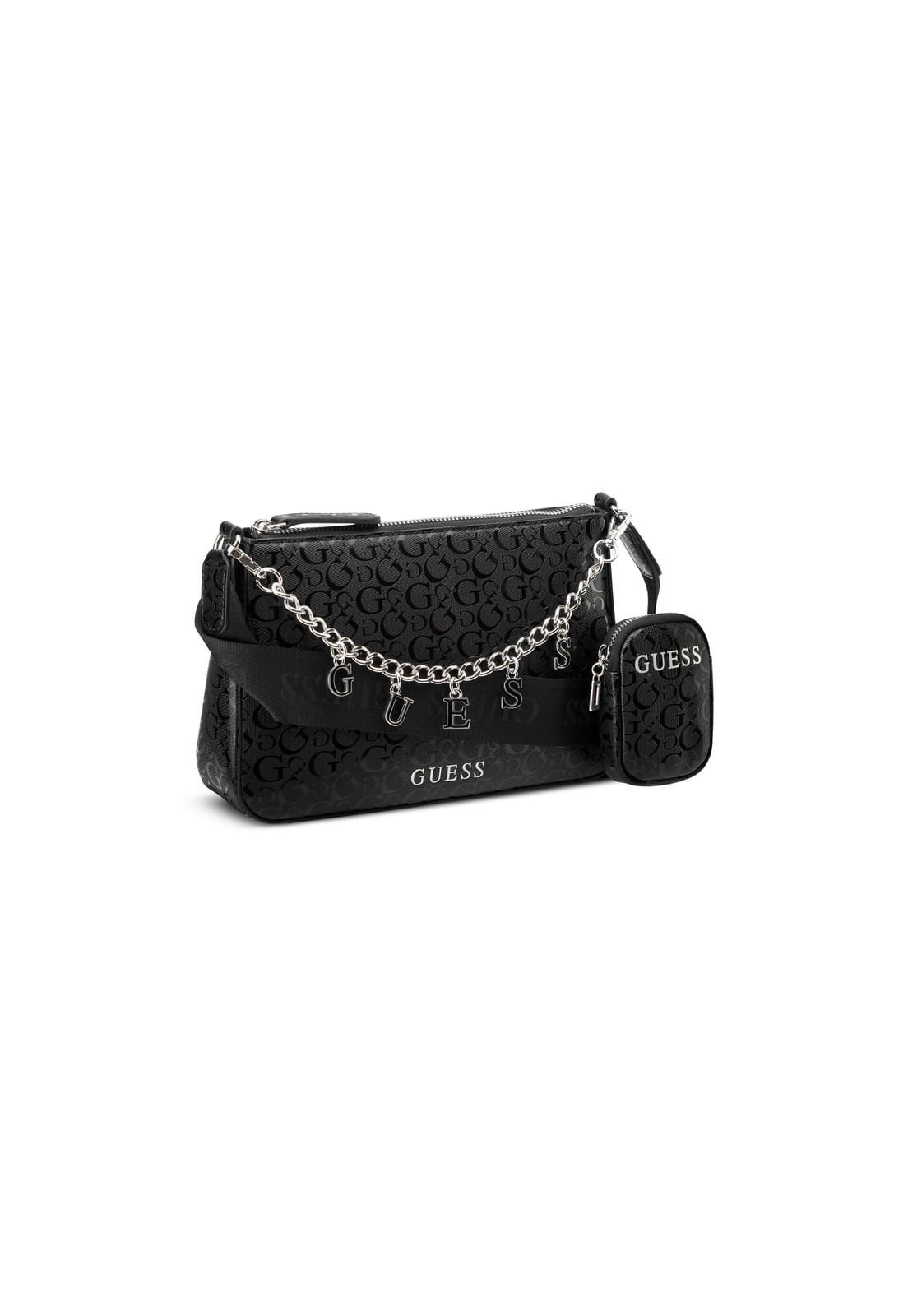 Bolsa Mini Fiora Top Zip Preto Preto 2