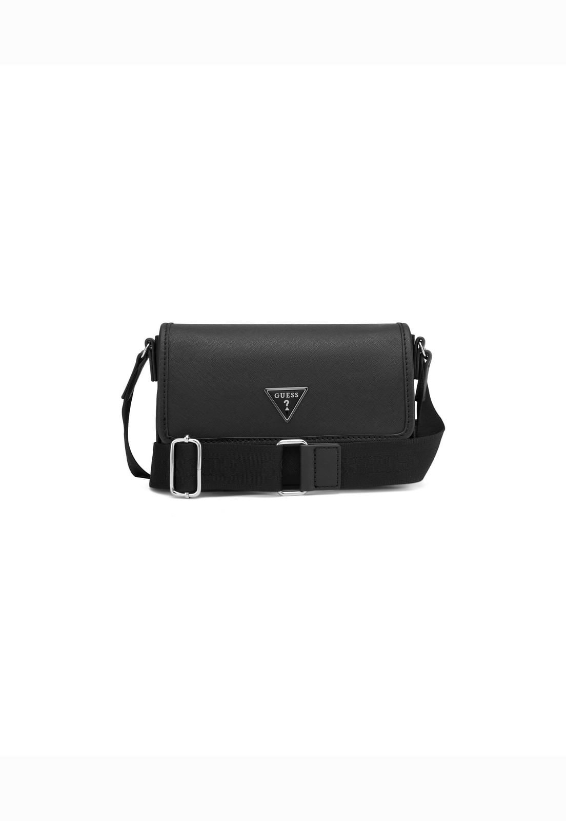 Bolsa Mini Viviette Crossbody Flap Preto Preto 1