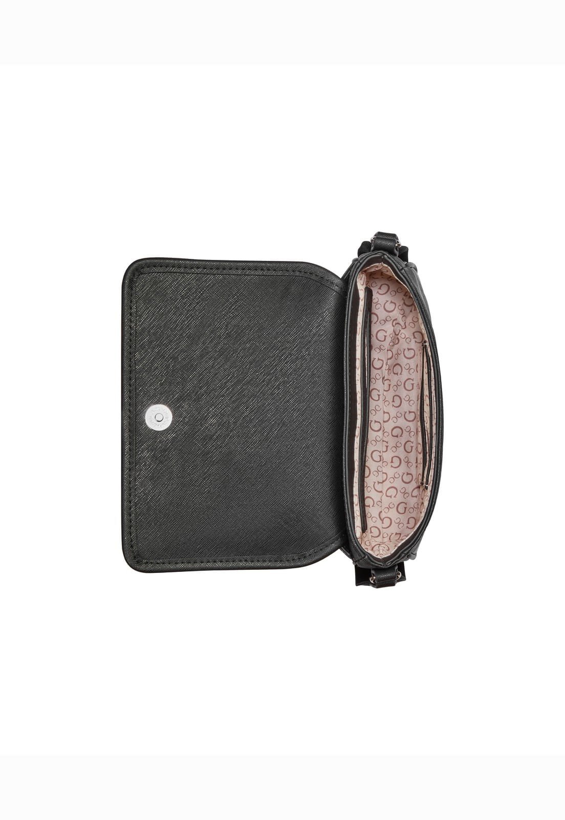 Bolsa Mini Viviette Crossbody Flap Preto Preto 4