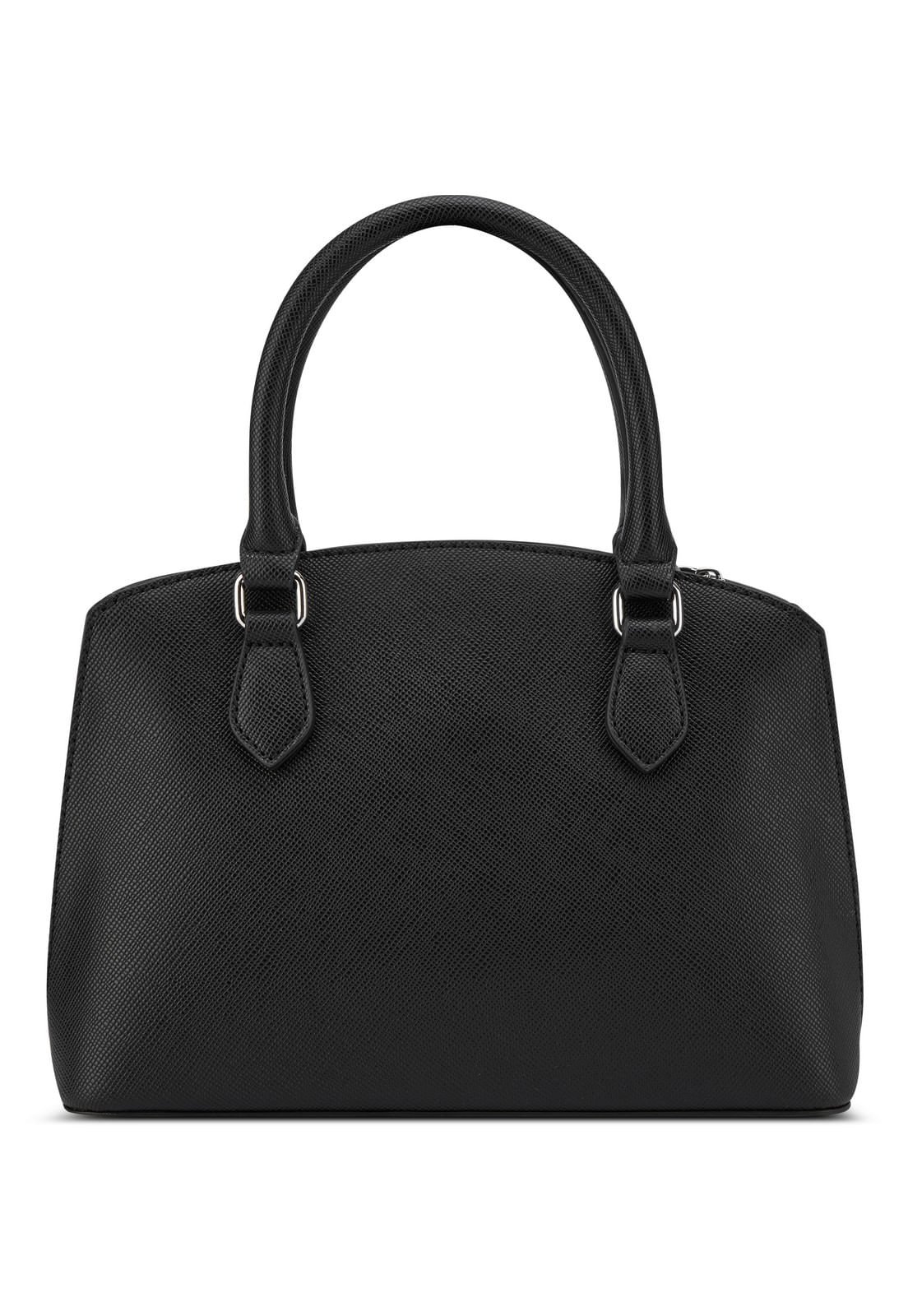 Bolsa Jeanine Satchel Preto Preto 3