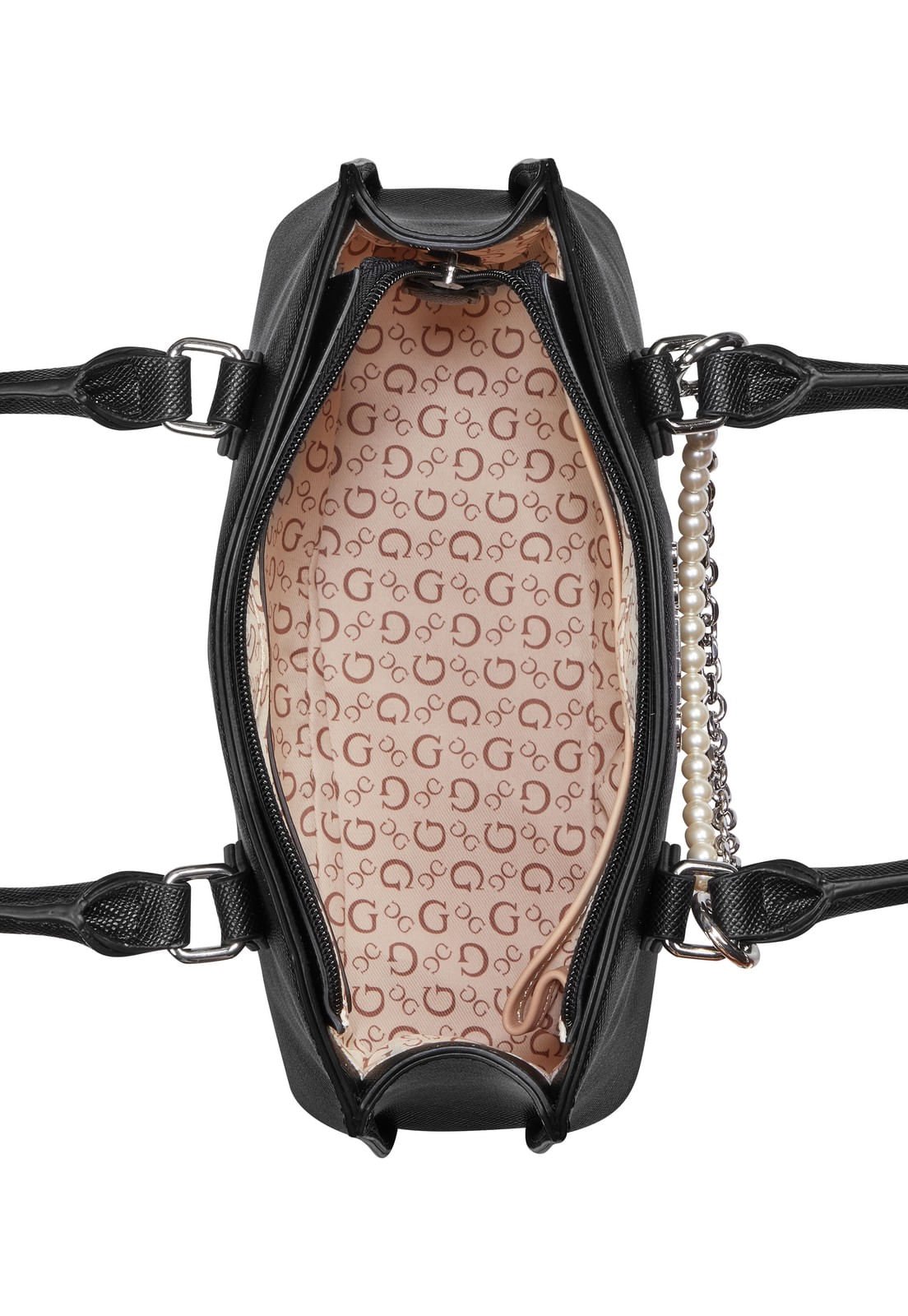 Bolsa Jeanine Satchel Preto Preto 4