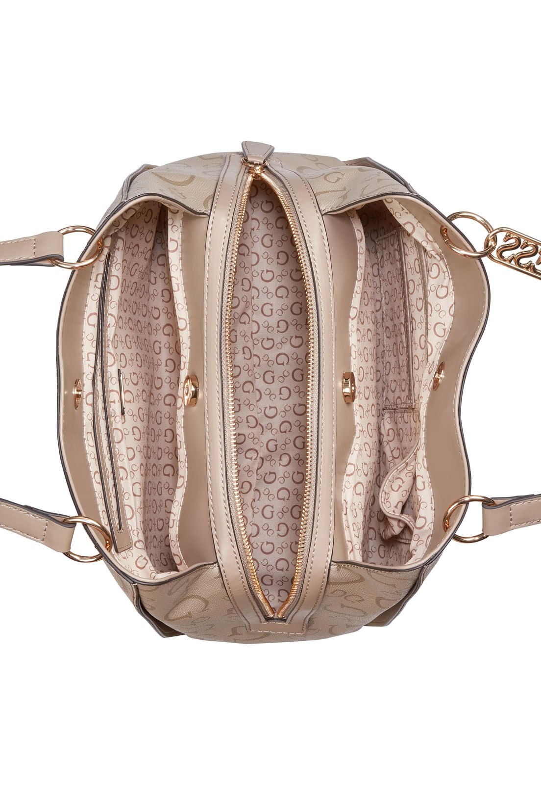 Bolsa Wester Satchel Bege Bege 4