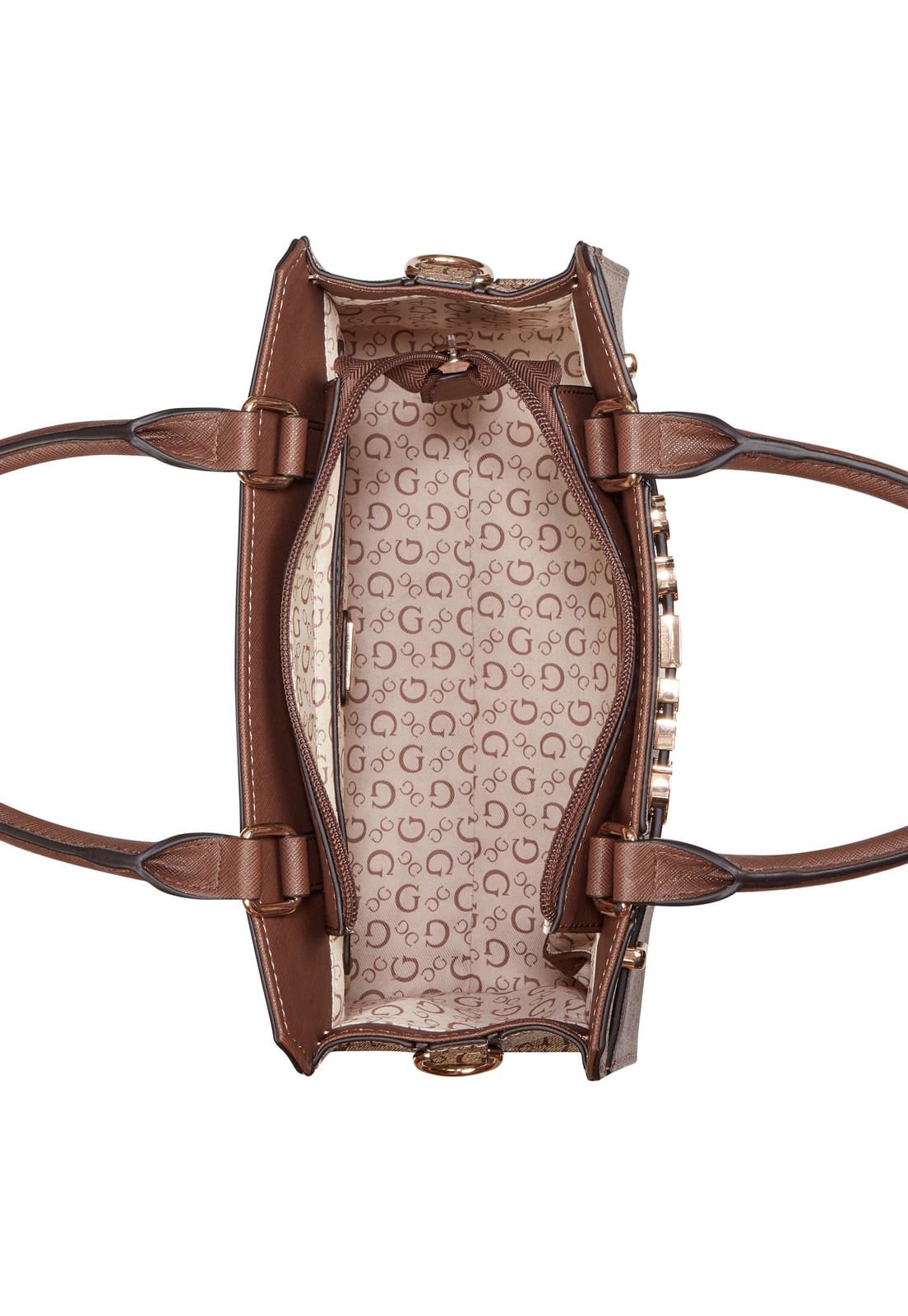 Bolsa Lisbeth Satchel Caramelo Bege 4