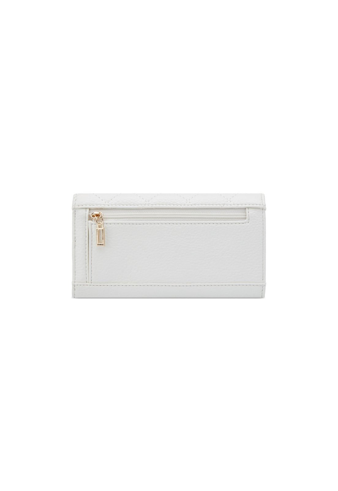Carteira Wester Slg Slim Clutch Branco Branco 3