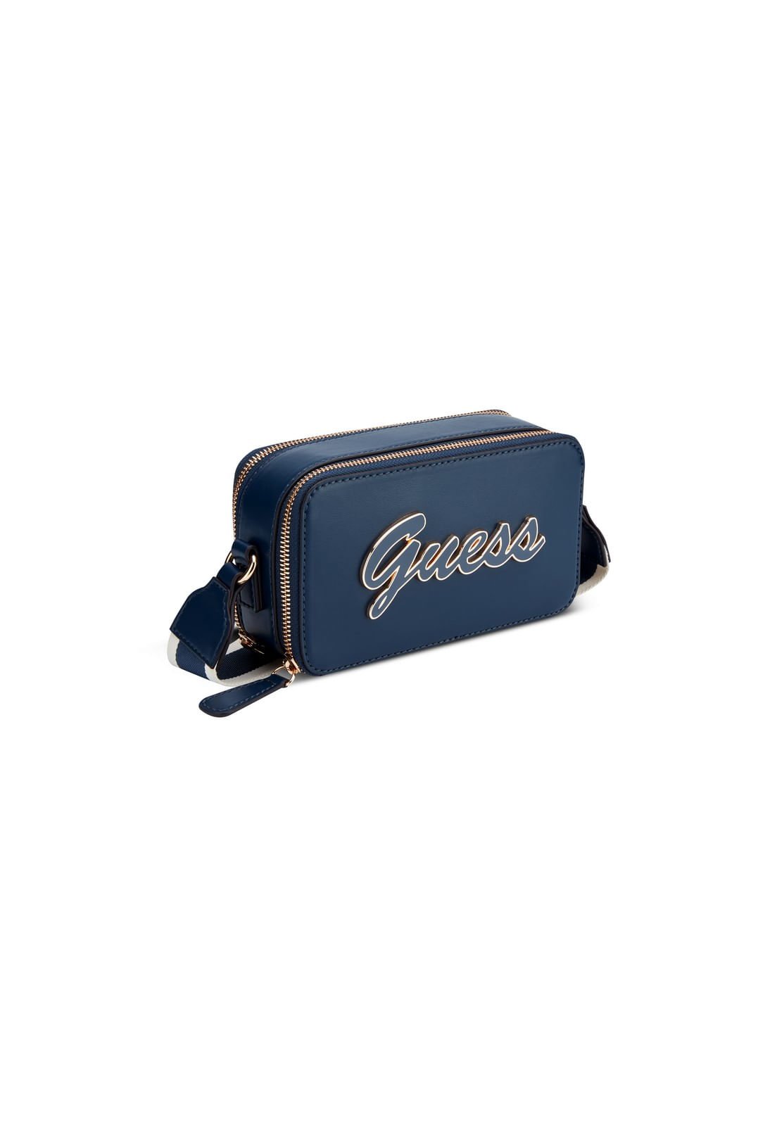 Bolsa Mini Carrara Crossbody Top Zip Azul Marinho Azul Marinho 2