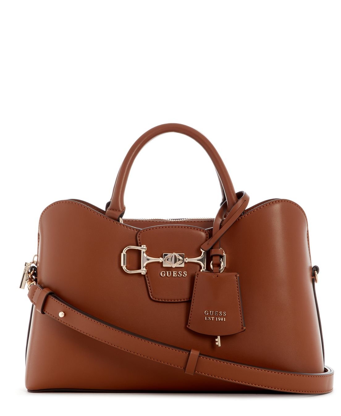 Bolsa Janie Girlfriend Satchel Marrom
