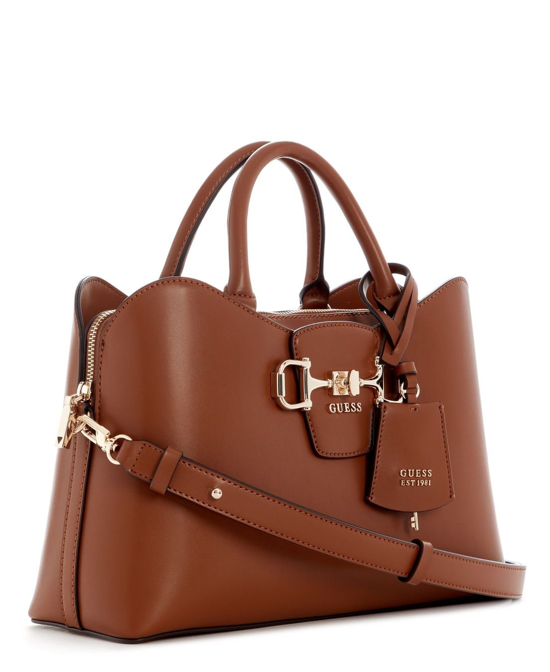 Bolsa Janie Girlfriend Satchel Marrom Marrom 2