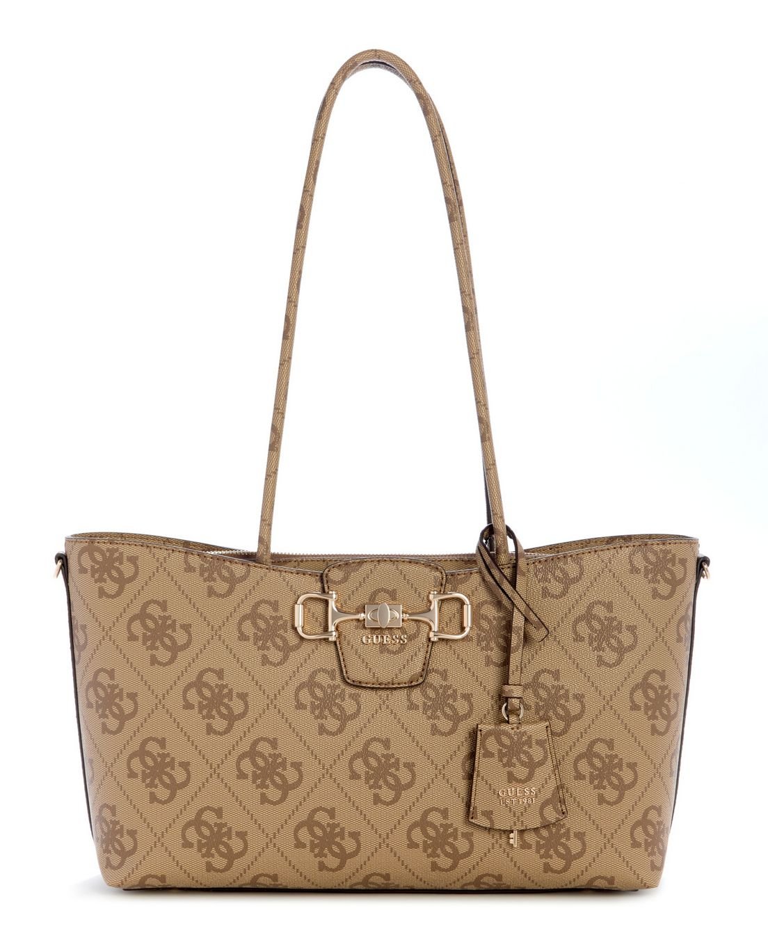 Bolsa Janie Logo Girlfriend Carryall Bege