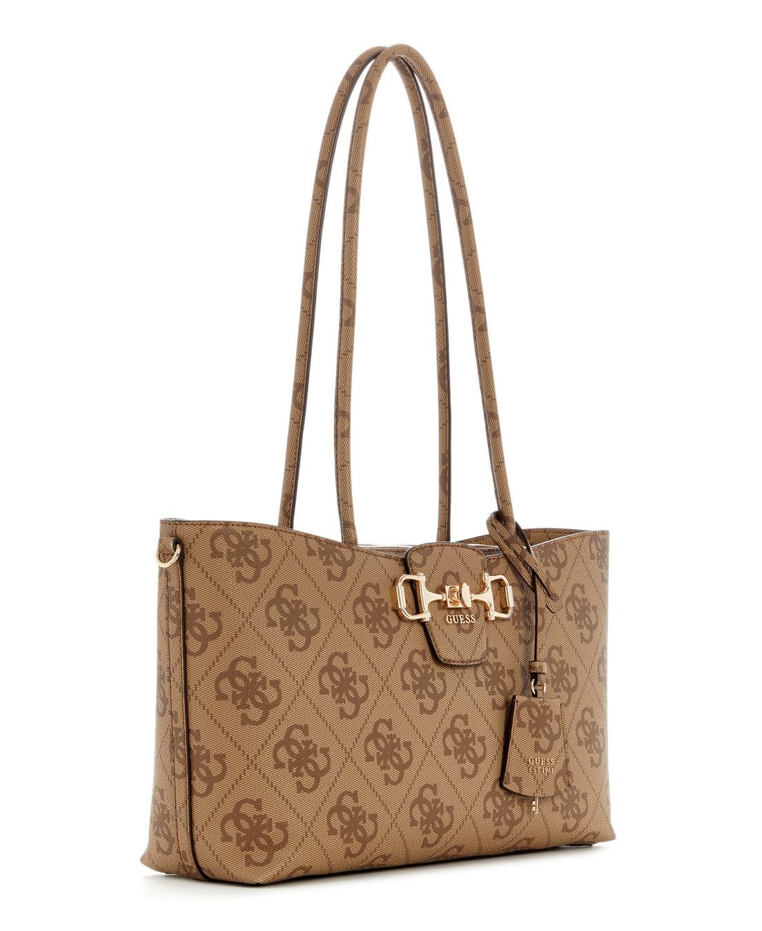 Bolsa Janie Logo Girlfriend Carryall Bege Bege 2