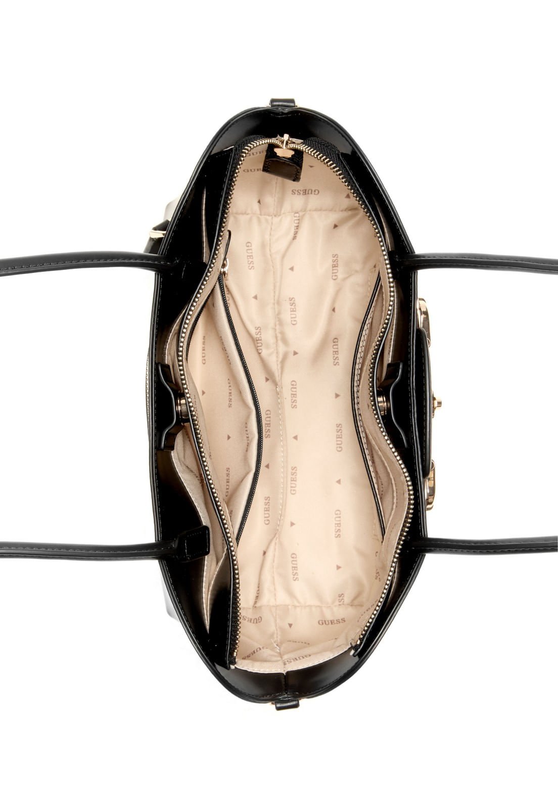 Bolsa Janie Shoulder Satchel Preto Preto 4