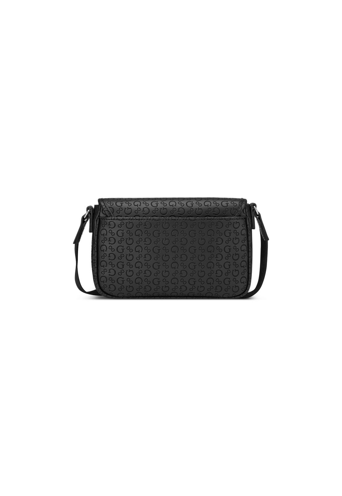 Bolsa Viviette Mini Crossbody Flap Preto Preto 3
