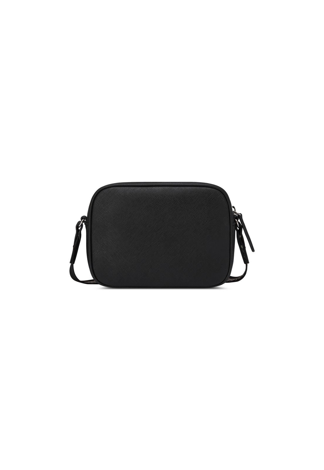 Bolsa Joella Mini Double Zip Transversal Preto Preto 3