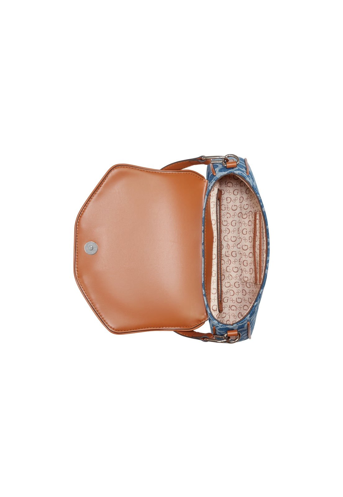 Bolsa Erika Flap Crossbody Azul Azul 4