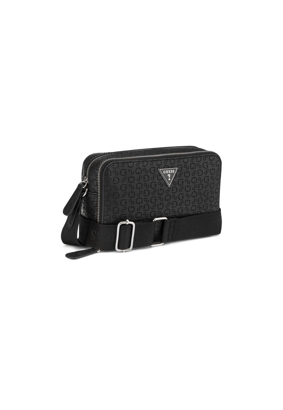 Bolsa Viviette Mini Zip Crossbody Preto Preto 2