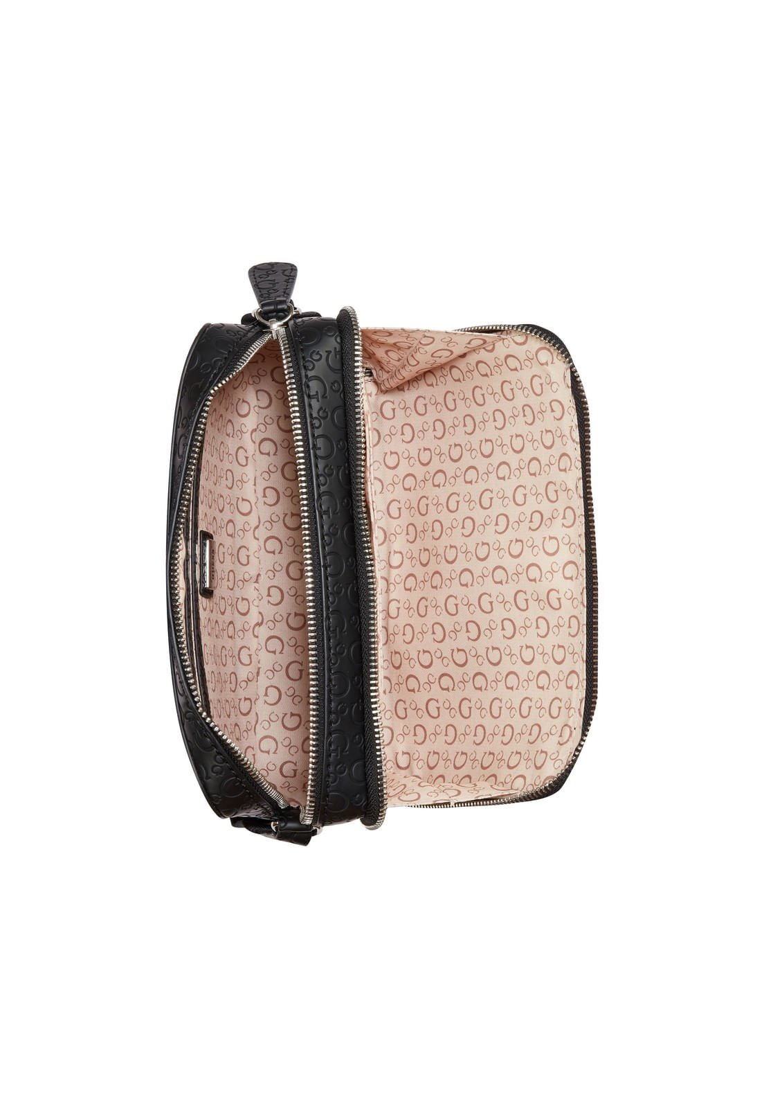 Bolsa Viviette Mini Zip Crossbody Preto Preto 4