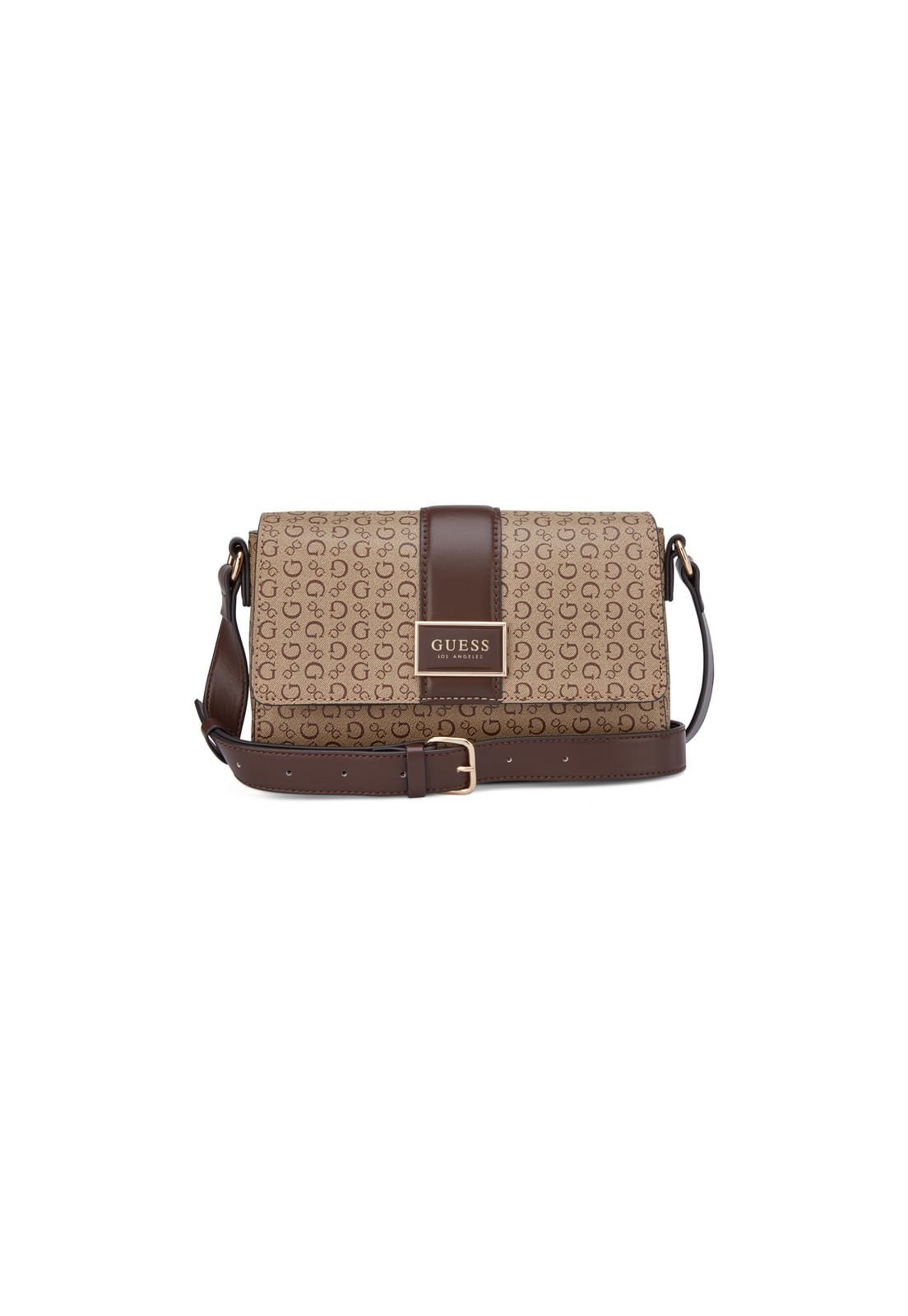Bolsa Isabella Flap Crossbody Caramelo