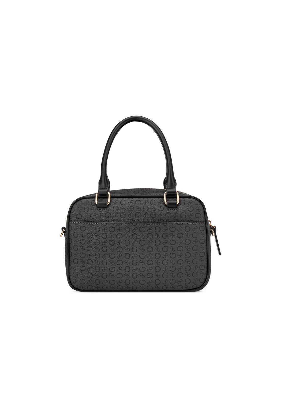 Bolsa Isabella Box Satchel Cinza Escuro Cinza Escuro 3