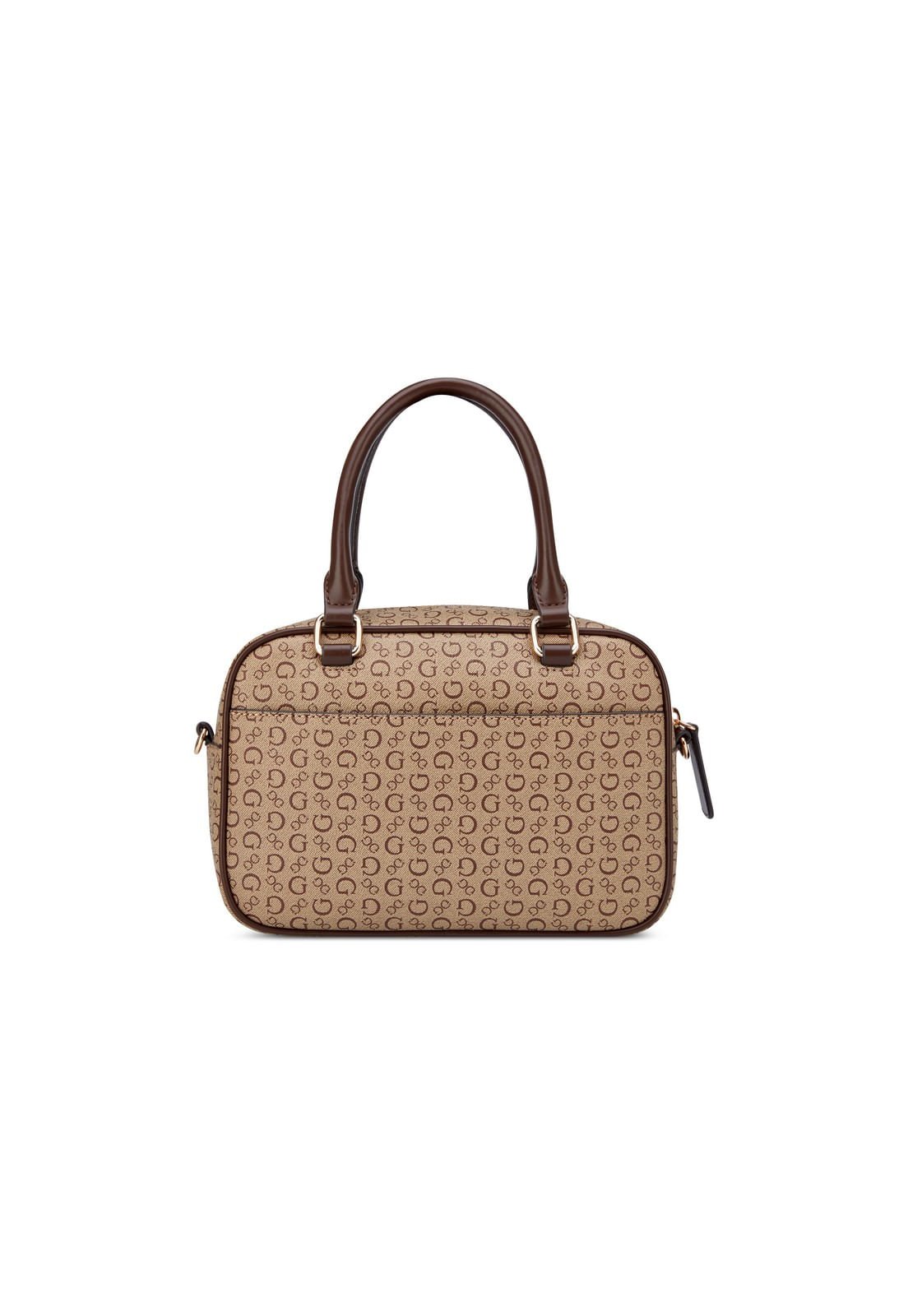 Bolsa Isabella Box Satchel Caramelo Caramelo 3