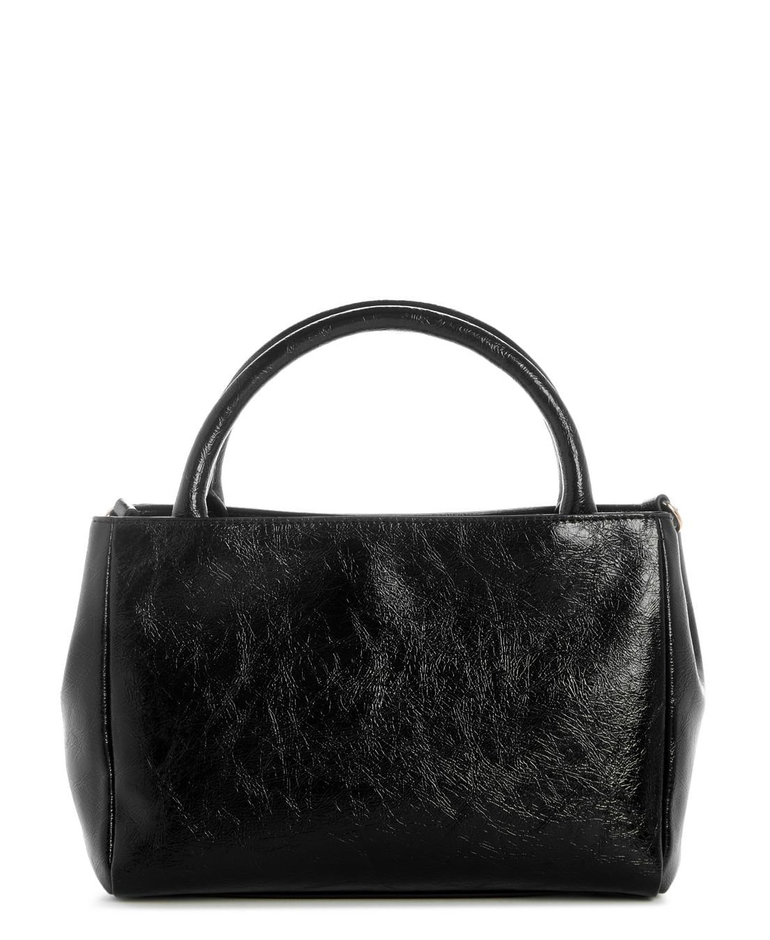 Bolsa Justine Mini Satchel Preto Preto 4