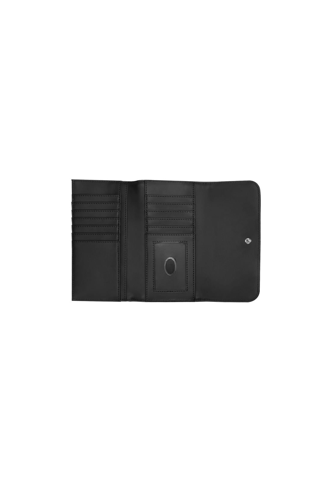 Carteira Wester Slg Slim Clutch Preto Preto 4