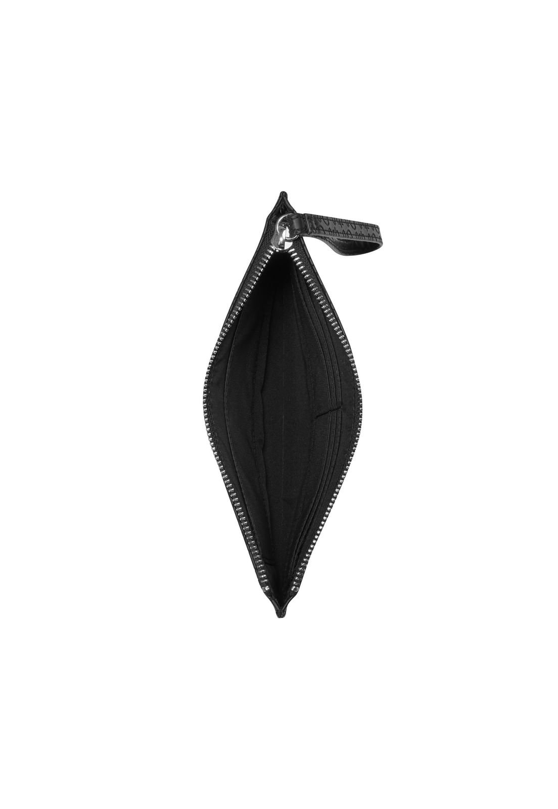 Carteira Viviette Slg Wristlet Preto Preto 4