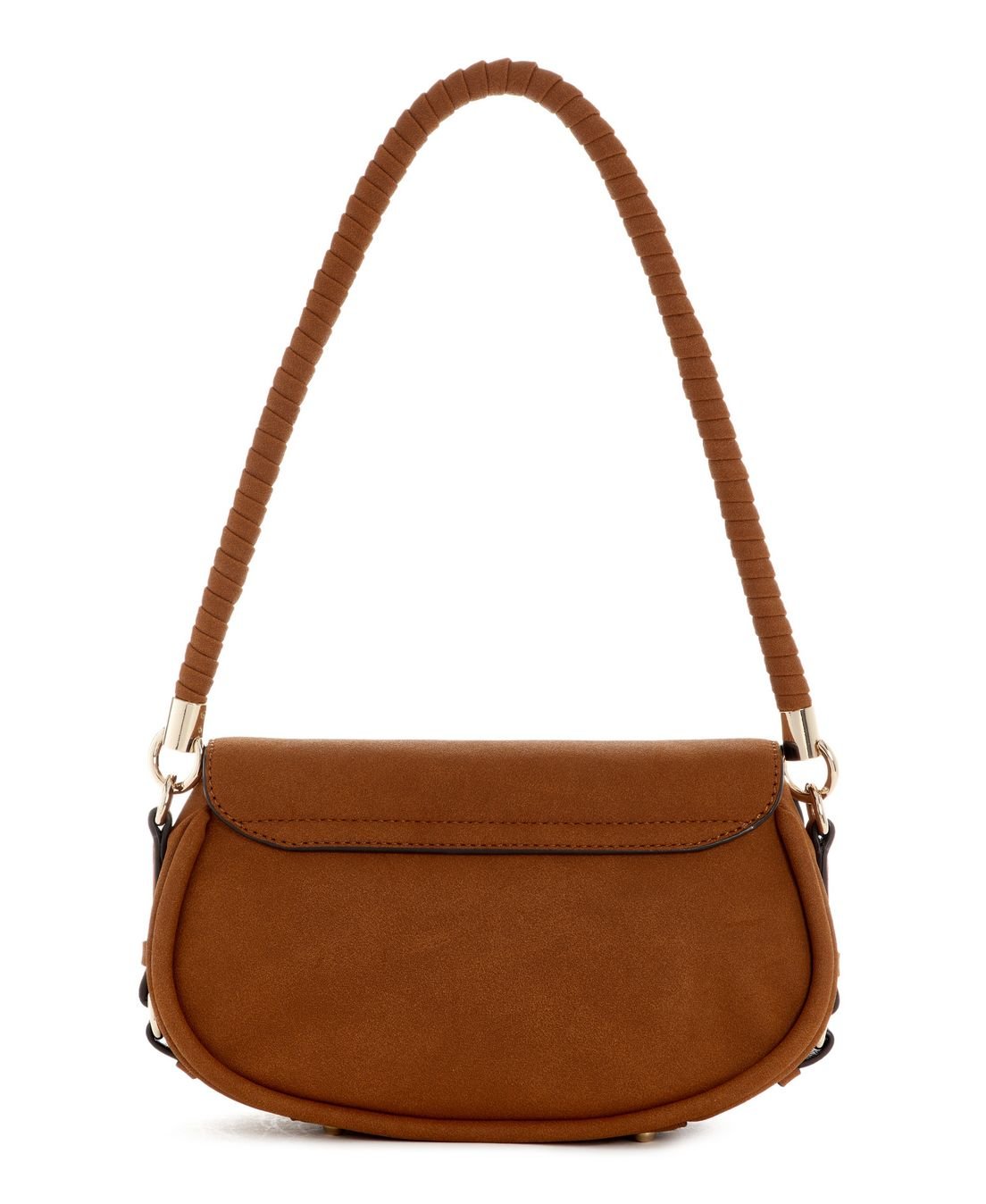 Bolsa Danya Flap Shoulder Marrom