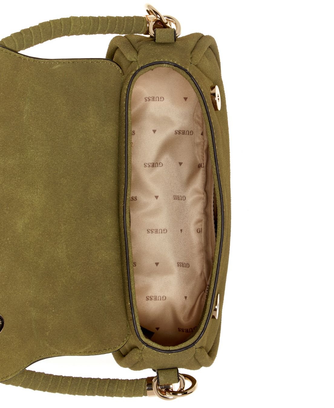 Bolsa Danya Flap Shoulder Verde Musgo Verde Musgo 4