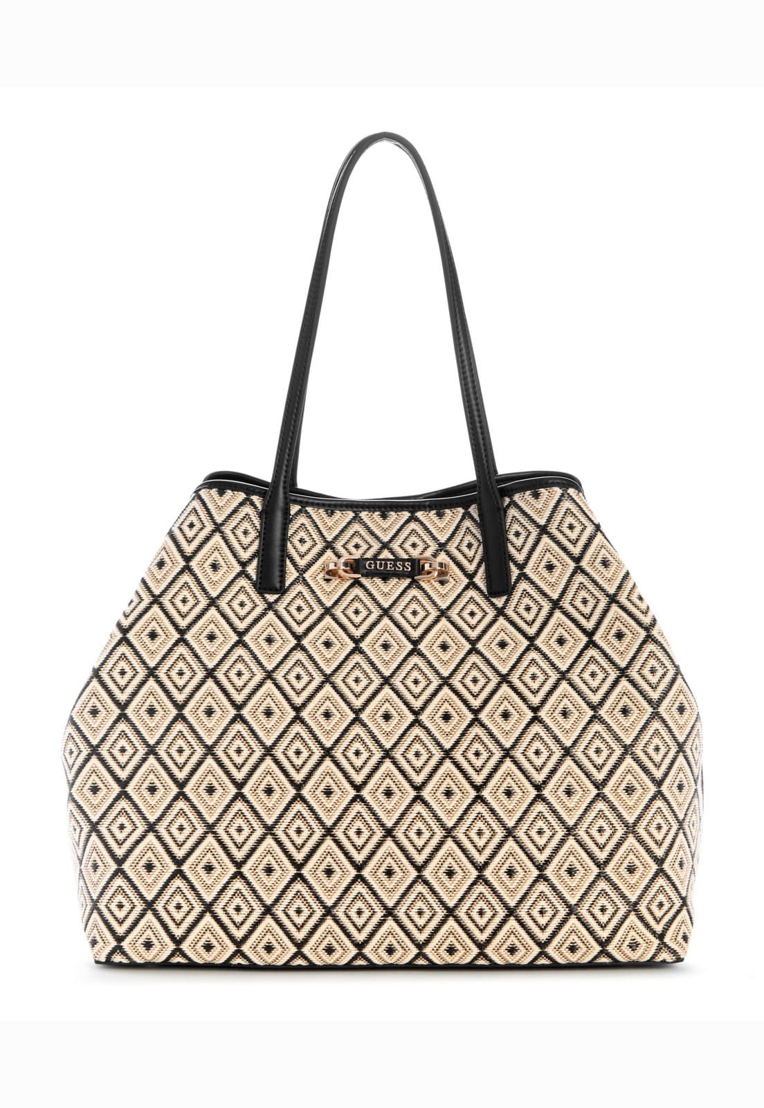 Bolsa Sophia Large 2 In 1 Tote Preto Bege 2