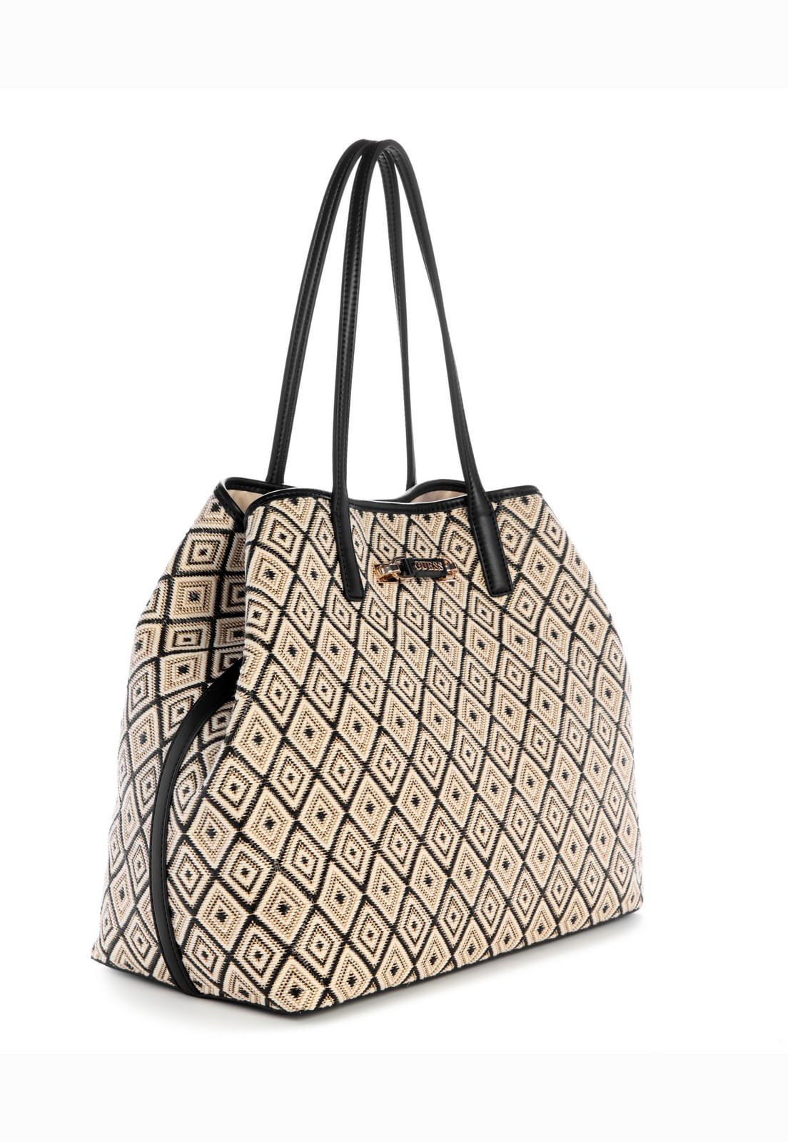 Bolsa Sophia Large 2 In 1 Tote Preto Bege 4